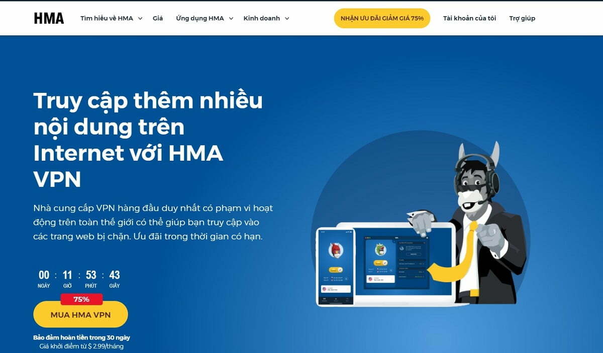 Tài khoản HMA VPN 1