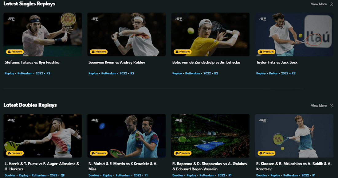 tài khoản TennisTV 1